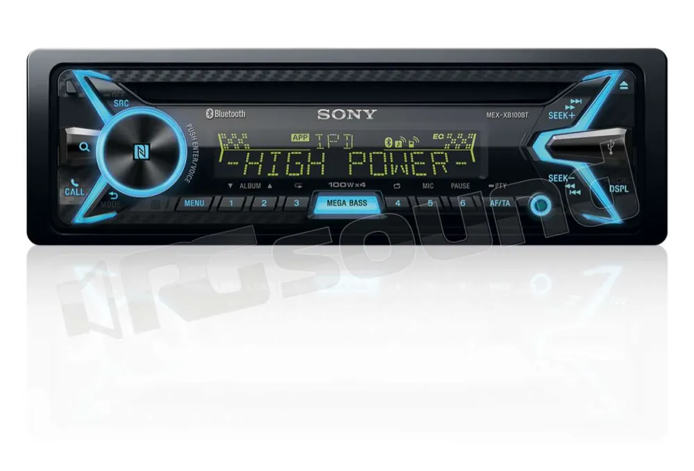 Sony MEX-XB100BT - Bluetooth ed NFC - controllo vocale Siri Eyes Fre -