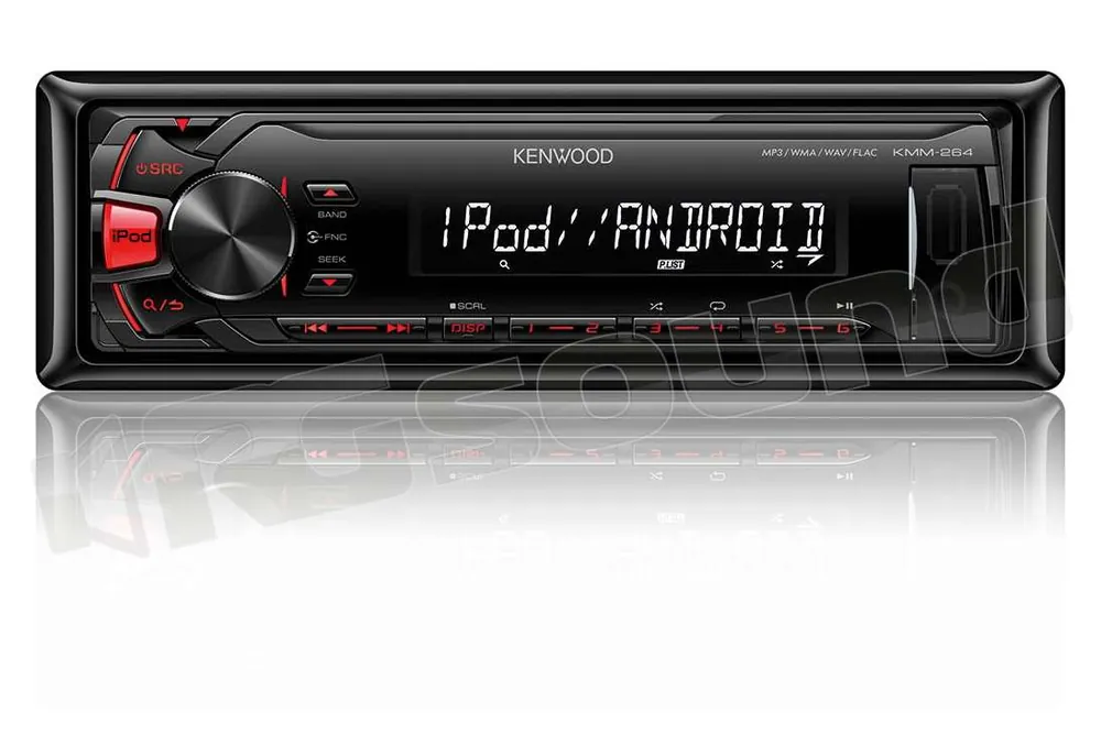 Kenwood KMM-264 sintolettore mechaless con USB - Made for iPod/iPhone