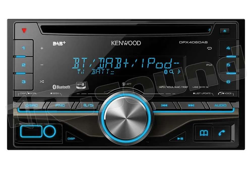 Kenwood DPX406DAB - Bluetooth - DAB + (antenna inclusa) Autoradio 1