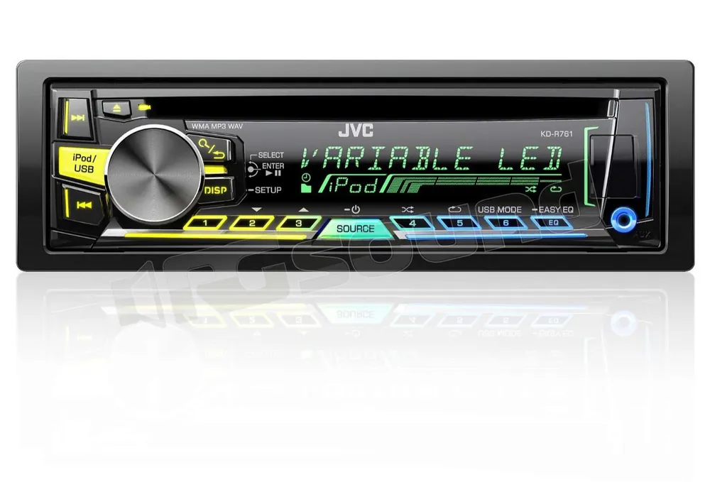 JVC KD-R761E Autoradio 1 din e 2 din Car stereo - Autoradio 1 e 2 D