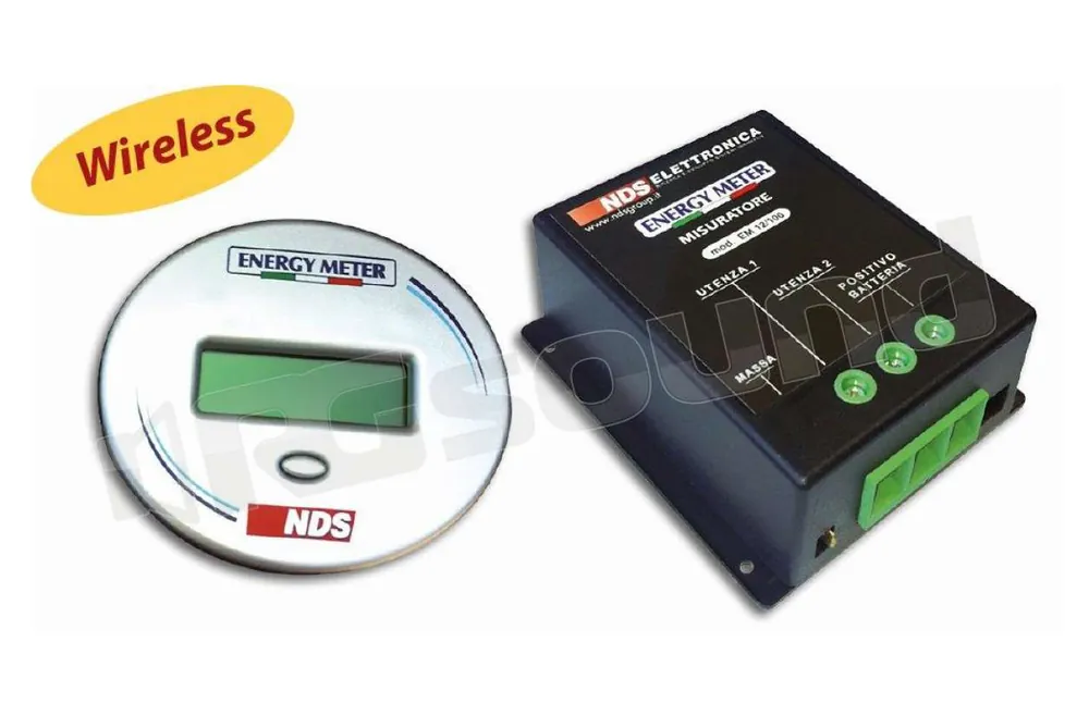NDS Energy EM 12-100 Energy Meter misuratore stato batterie Accessor