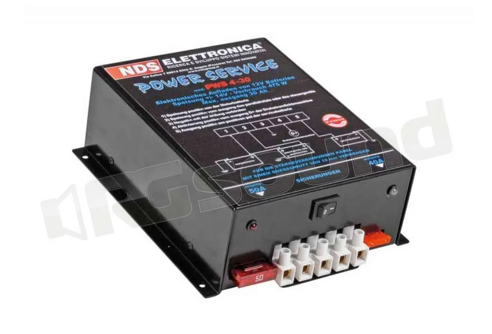 NDS Energy PWS 4-30 caricabatterie Power Service Basic - Camper e naut
