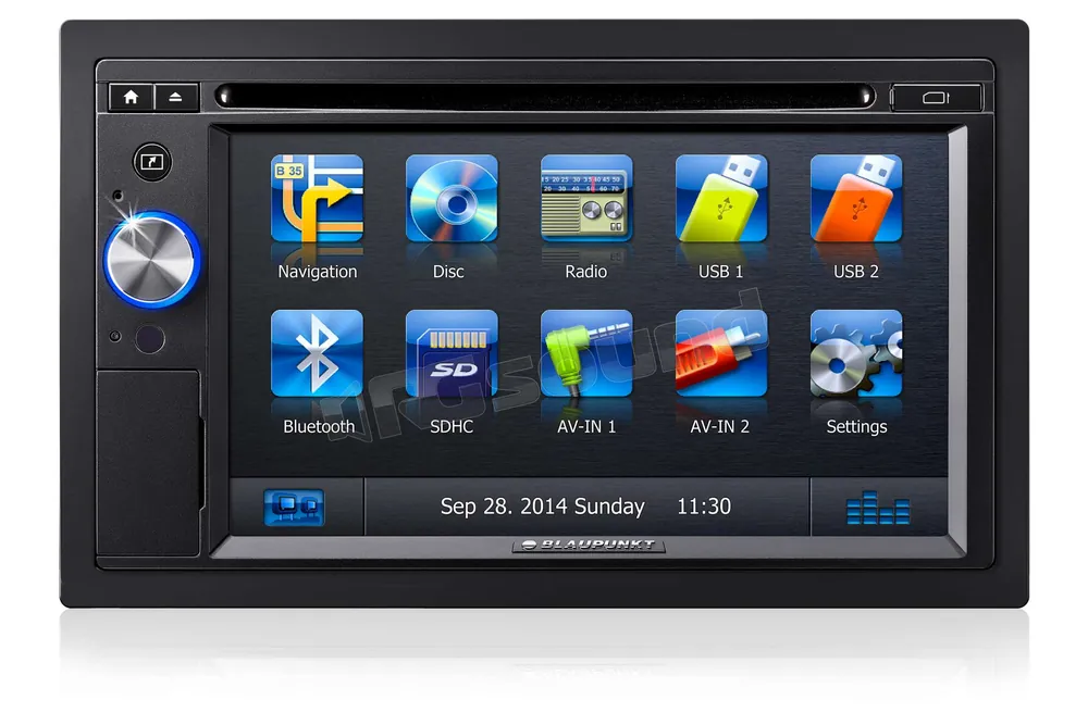 Blaupunkt New York 845 monitor 2 Din con navigazione, lettore DVD, USB