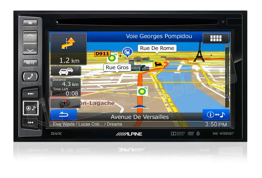Alpine INE-W990BT navigatore con mappa europea - Lettore DVD - Bluetoo