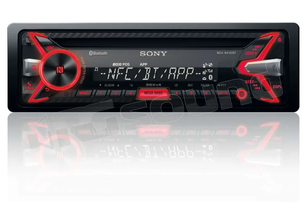 Sony MEX-N4100BT sintolettore CD - USB - Bluetooth ed NFC - controllo