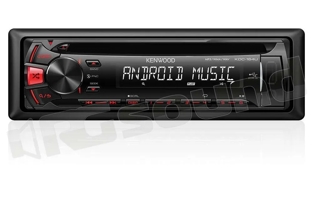 Kenwood KDC-164UR lettore CD - USB - AUX - illuminazione rossa Autor