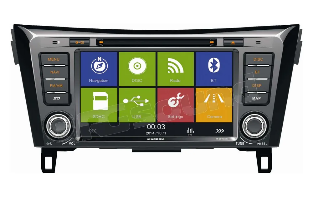 Macrom M-OF7060 monitor dedicato Nissan new Qashqai e new X-Trail Mo