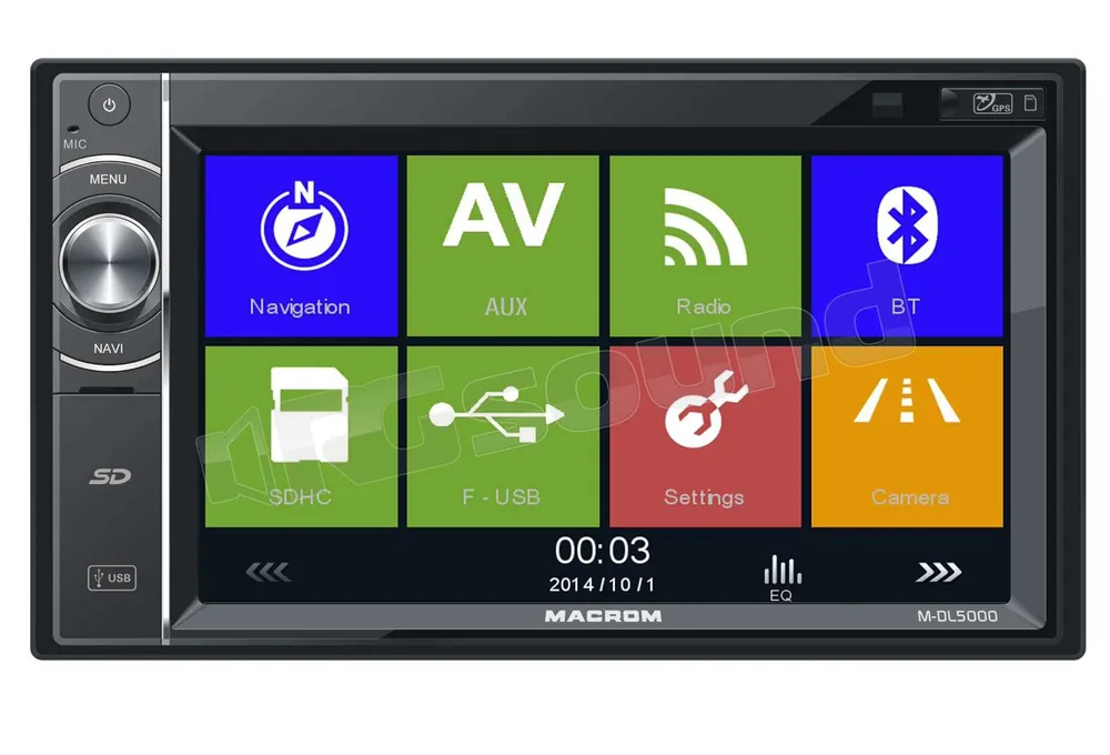 Macrom M-DL5000 Monitor auto 1 e 2 Din Car multimedia - Monitor aut