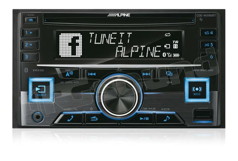 Alpine CDE-W296BT BT Puls - Siri - nuovo Tuner RDS di qualità Autor