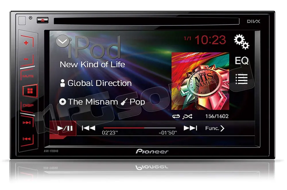 Pioneer AVH-170DVD monitor con lettore DVD - USB - Aux - Made for iPod