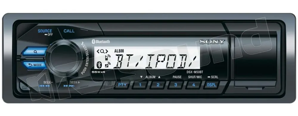 Sony DSX-M50BT autoradio marina con Bluetooth Sorgenti per la nautic