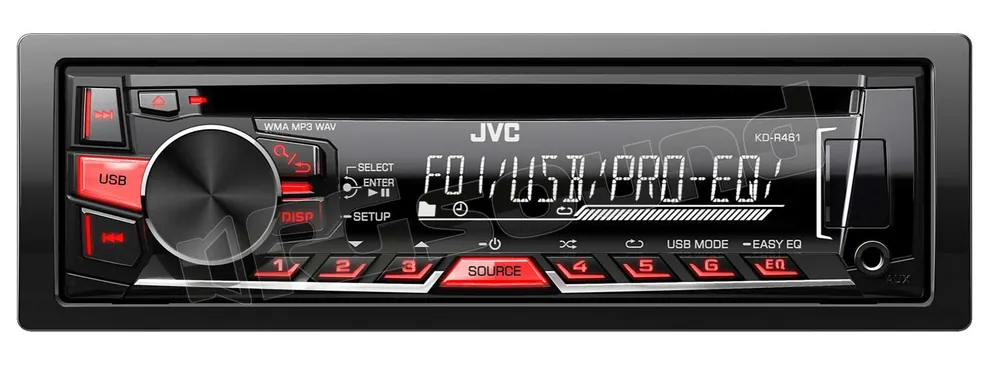 JVC KD-R461E lettore CD - RDS - USB - Aux Autoradio 1 din e 2 din Ca