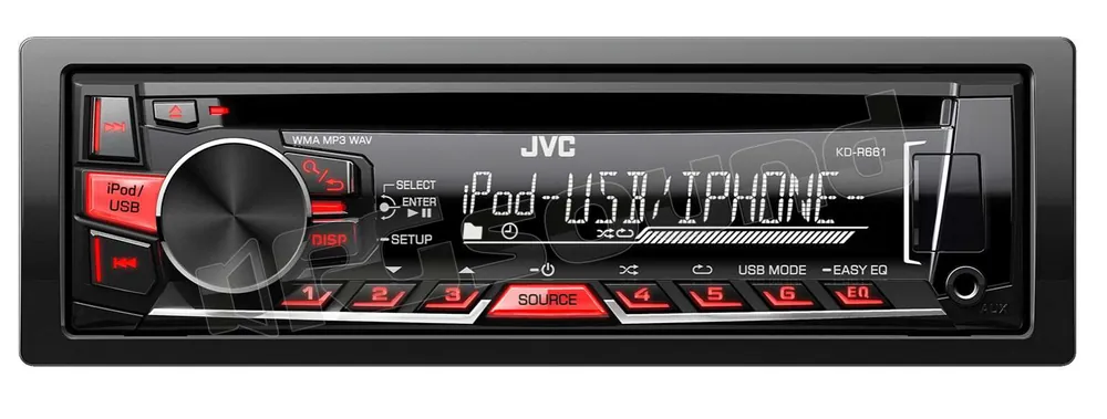 JVC KD-R661E Autoradio 1 din e 2 din Car stereo - Autoradio 1 e 2 D