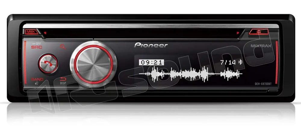 Pioneer DEH-X8700BT Autoradio 1 din e 2 din Car stereo - Autoradio