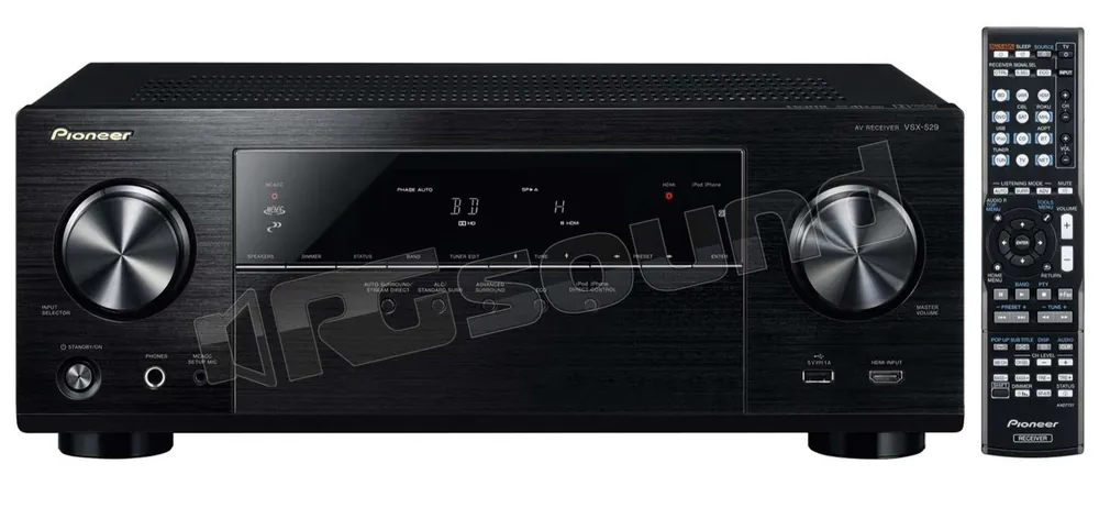 Pioneer VSX-529-K Sintoamplificatore AV con doppia uscita subwoofer -