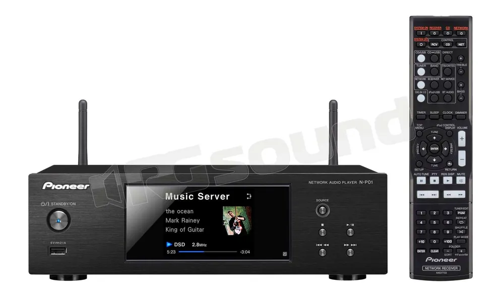 Pioneer N-P01-K Lettore audio Wi-Fi - colore nero Diffusori Home e H