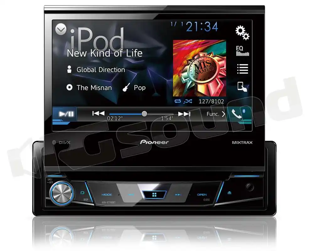 Pioneer AVH-X7700BT Bluetooth USB App Radio e Android Monitor auto 1
