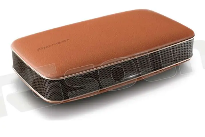 Pioneer XW-LF3-T diffusore wireless portatile rifiniture in pelle lisc