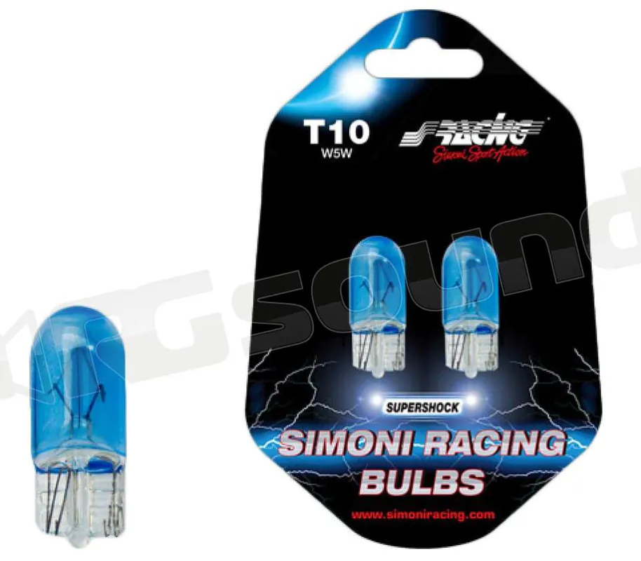 Simoni Racing T10/W Light Blue alogene Illuminazione - Lampadine alo
