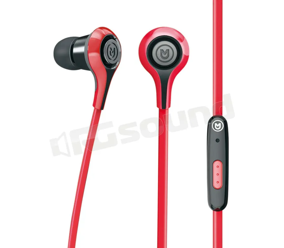 Macrom JOY10 cuffie colore nero rosso Cuffie auricolari e microfoni
