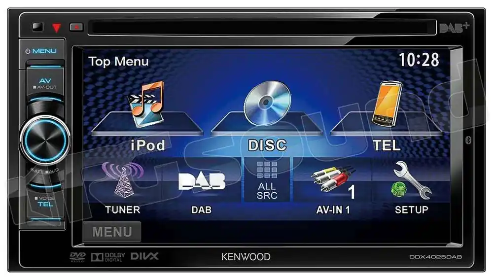 Kenwood DDX4025DAB Monitor auto 1 e 2 Din Car multimedia - Monitor