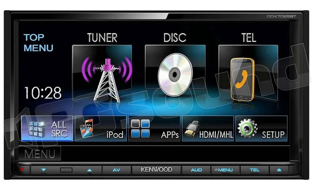 Kenwood DDX7025BT Monitor auto 1 e 2 Din Car multimedia - Monitor a