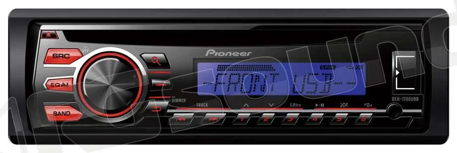 Pioneer DEH-1700UBB Autoradio 1 din e 2 din Car stereo - Autoradio