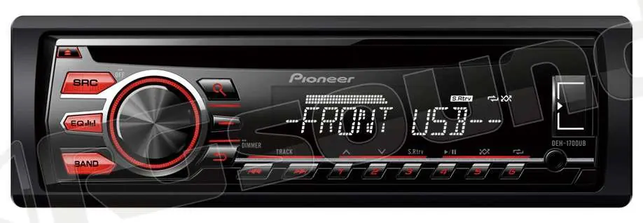 Pioneer DEH-1700UB Autoradio 1 din e 2 din Car stereo - Autoradio 1