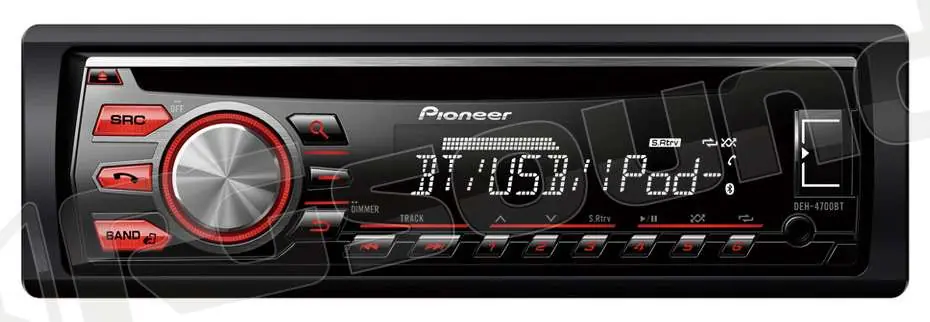 Pioneer DEH-4700BT CD - USB - Bluetooth - Aux-in Autoradio 1 din e 2