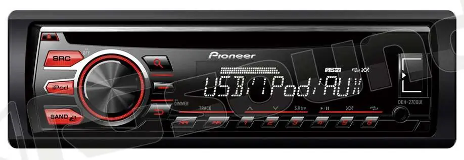Pioneer DEH-2700UI made for iPhone, USB, FLAC Autoradio 1 din e 2 di
