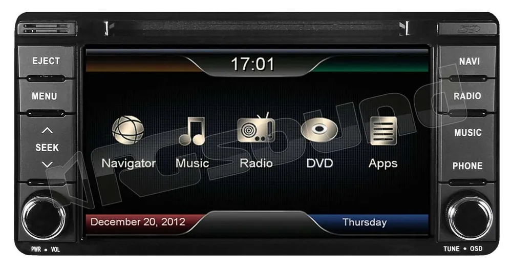 ESX VN610 MT-U1 navigatore custom fit Mitsubishi Monitor auto 1 e 2