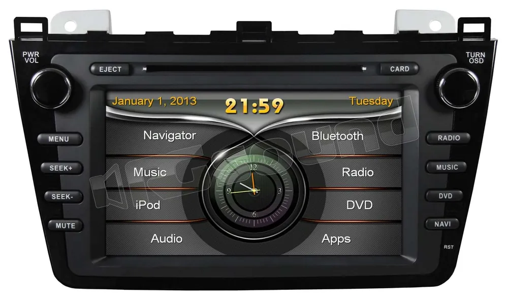 ESX VN810 MZ-6 navigatore custom fit Mazda 6 GH dal 2008 al 2012 Mon