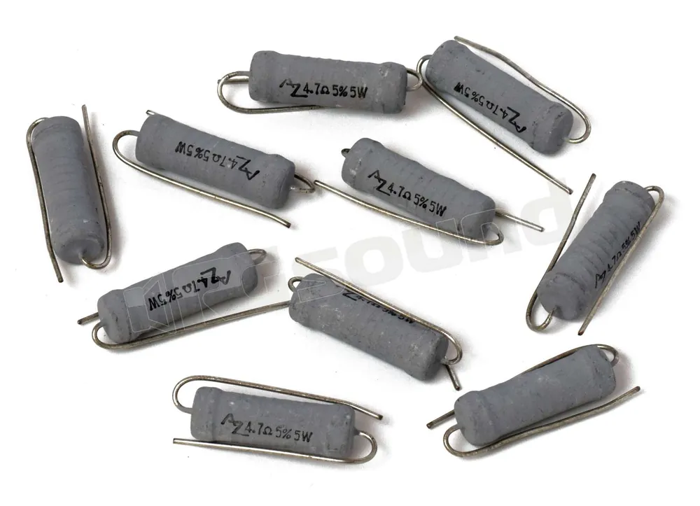 AZ Audiocomp R5.4B7 resistenze da 4,7Ω 10pz Componentistica per
