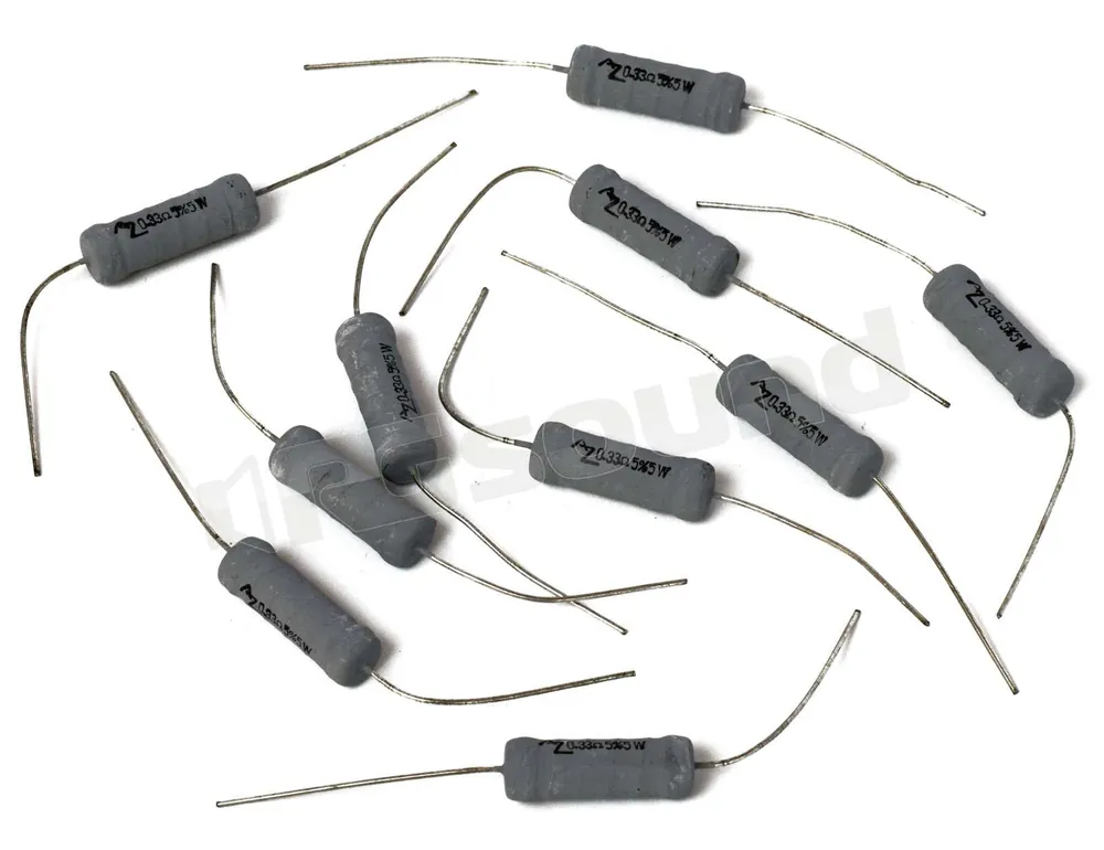 AZ Audiocomp R5.B33 resistenze da 0.33Ω 10pz Componentistica pe