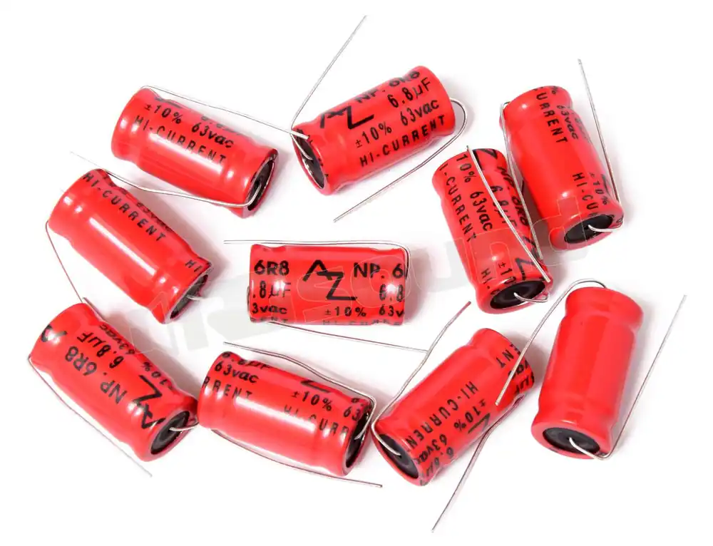 AZ Audiocomp NP.6R8 condensatori 6,8 microfarad non polarizzati 10pz
