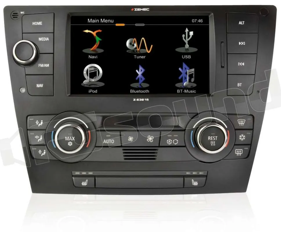Zenec Z-E3215 MKII navigatore custom fit BMW SERIE 3 E90, E91, E92,E93