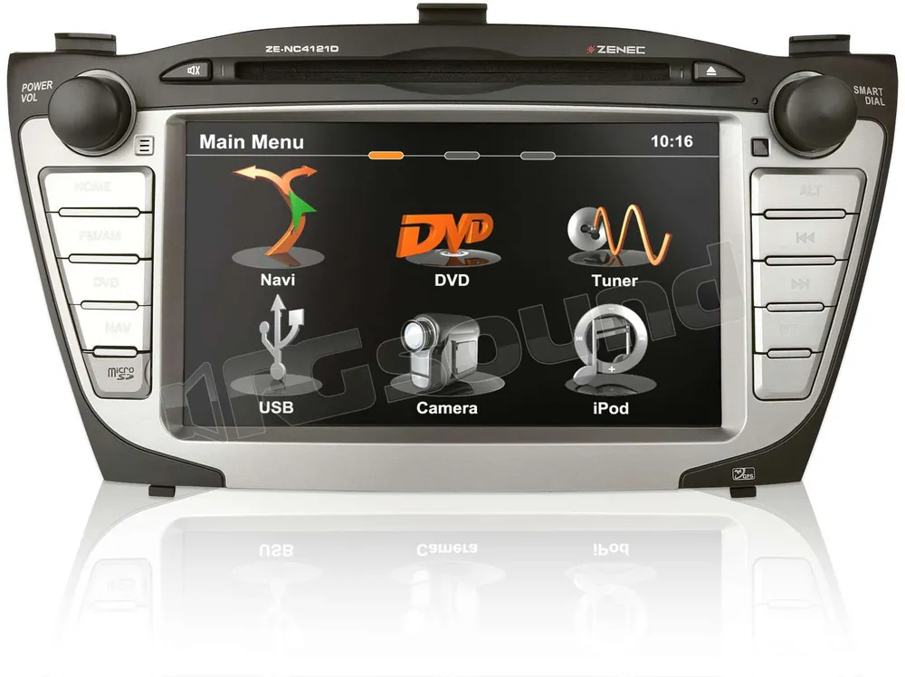 Zenec ZE-NC4121D navigatore custom fit Hyundai iX35 Monitor auto 1 e