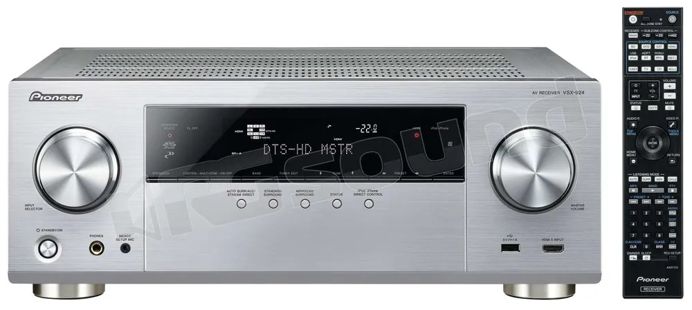 Pioneer VSX-924-S Sintoamplificatore AV - HD 4K colore argento Diffu