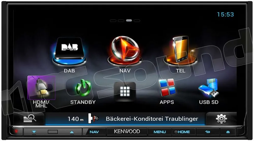 Kenwood DNN9250DAB Monitor auto 1 e 2 Din Car multimedia - Monitor