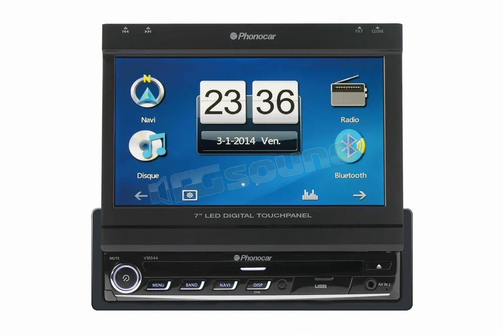 Phonocar VM044 Stazione multimediale 1 Din Monitor auto 1 e 2 Din Ca