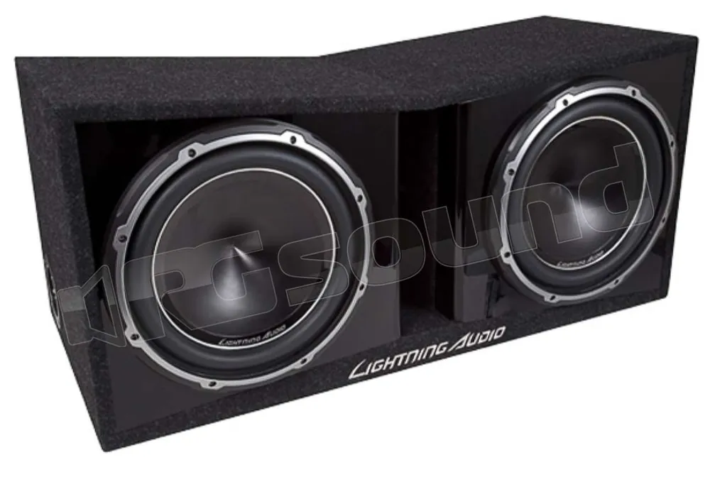 Lightning Audio LA-2X12V Subwoofer - Subwoofer in cassa