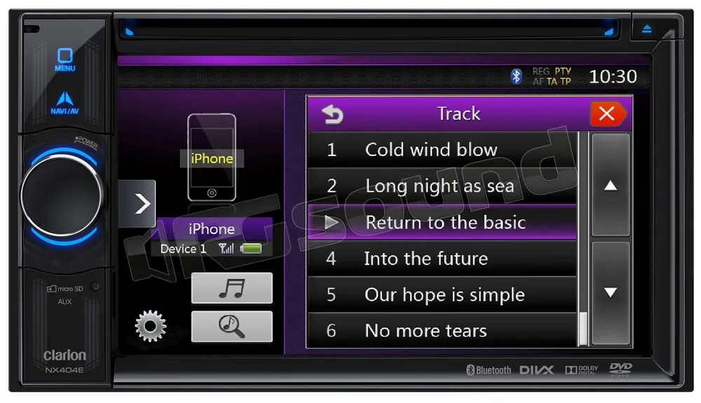 Clarion NX404E Monitor auto 1 e 2 Din Car multimedia - Monitor auto
