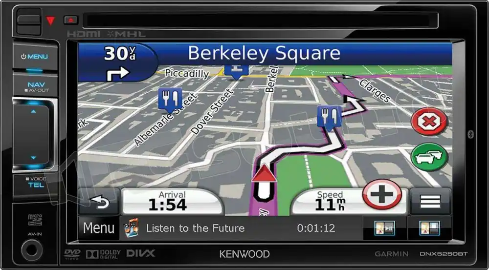 Kenwood DNX5250BT Monitor auto 1 e 2 Din Car multimedia - Monitor a