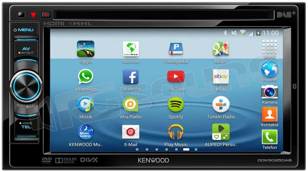 Kenwood DDX5025DAB monitor alta risoluzione con USB Bluetooth e DAB