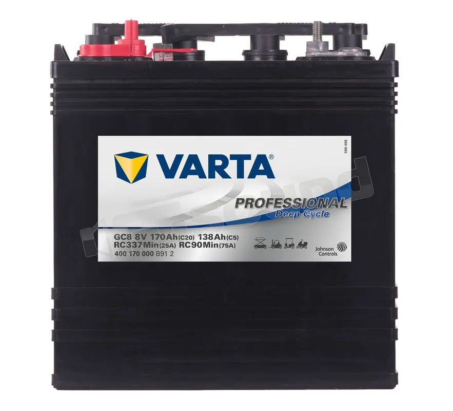 Varta GC8 400170000B912 Professional Deep Cycle Batterie per avviame