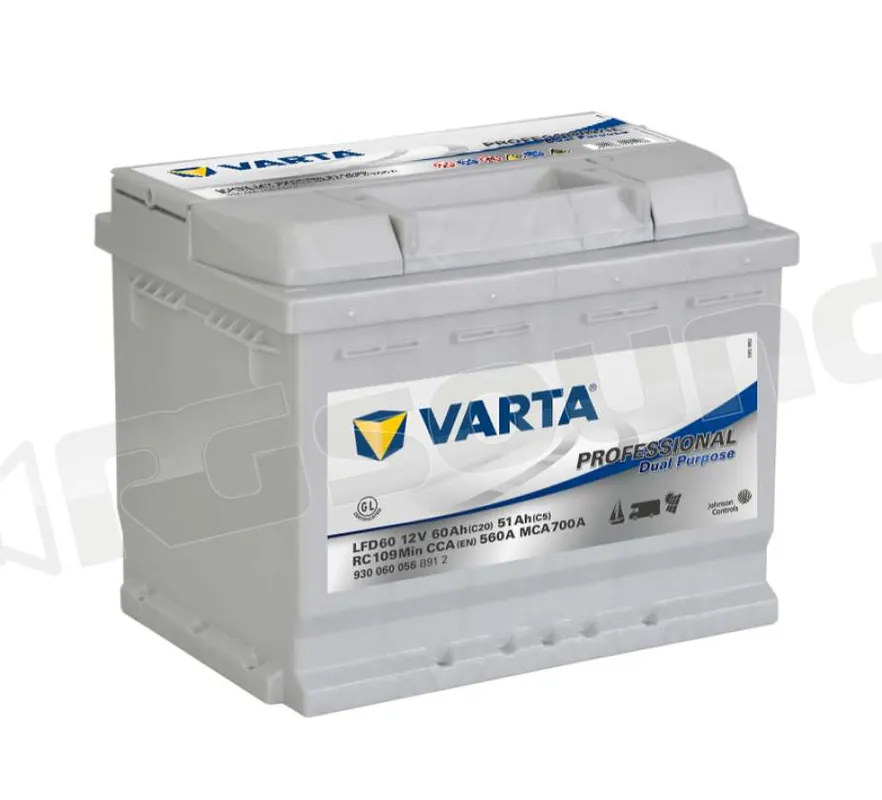 Varta LFD60 Professional Dual Purpose 930060056B912 Batterie per avv