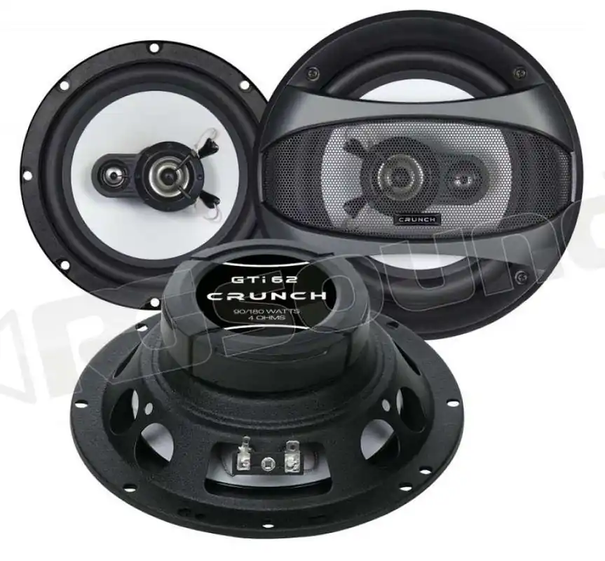 Crunch GTI62 Coassiali 165 mm, potenza RMS 75W Serie GTI Coassiali -