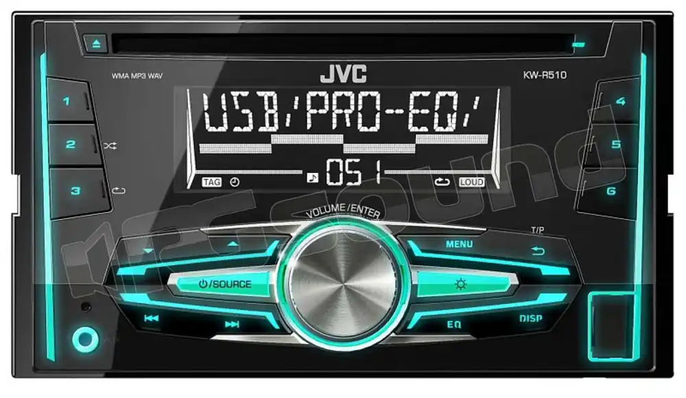 JVC KW-R510E Autoradio 1 din e 2 din Car stereo - Autoradio 1 e 2 D