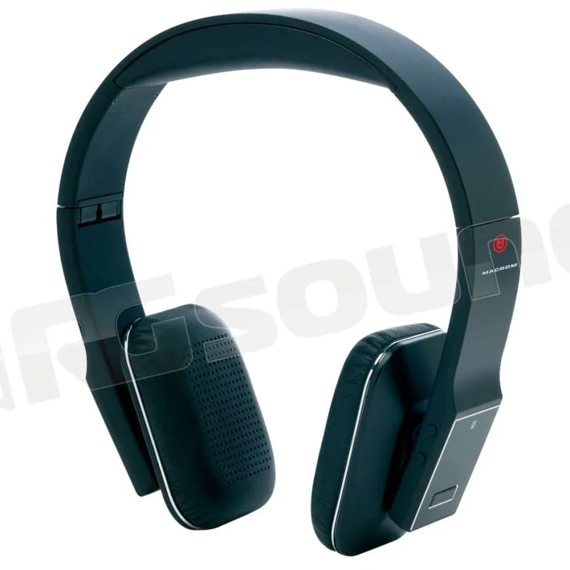 Macrom M-HPB30.B cuffie Bluetooth nere Cuffie auricolari e microfoni
