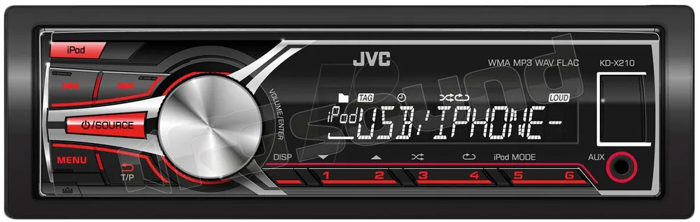 JVC KD-X210 Autoradio 1 din e 2 din Car stereo - Autoradio 1 e 2 Di